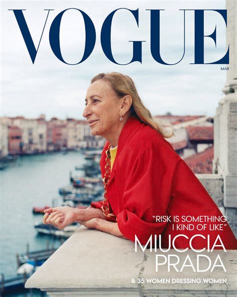 miuccia Prada fashion cover